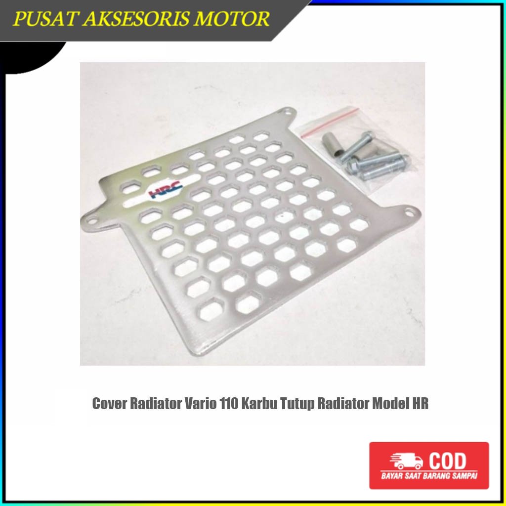 Cover Radiator Vario 110 Karbu Tutup Radiator Model HRC CNC 5 Variasi Warna