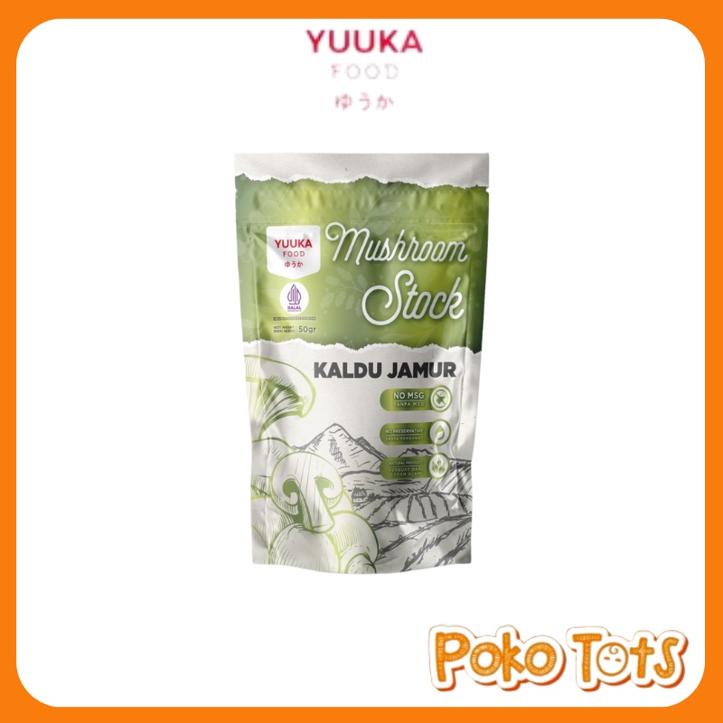 Yuuka Food Kaldu Asli MPASI No MSG 50gr Kaldu Bubuk Alami Yuuka