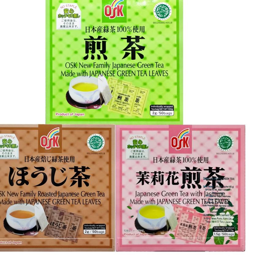 

☪ OSK JAPANESE GREENTEA 50 SACHET HALAL & ➱