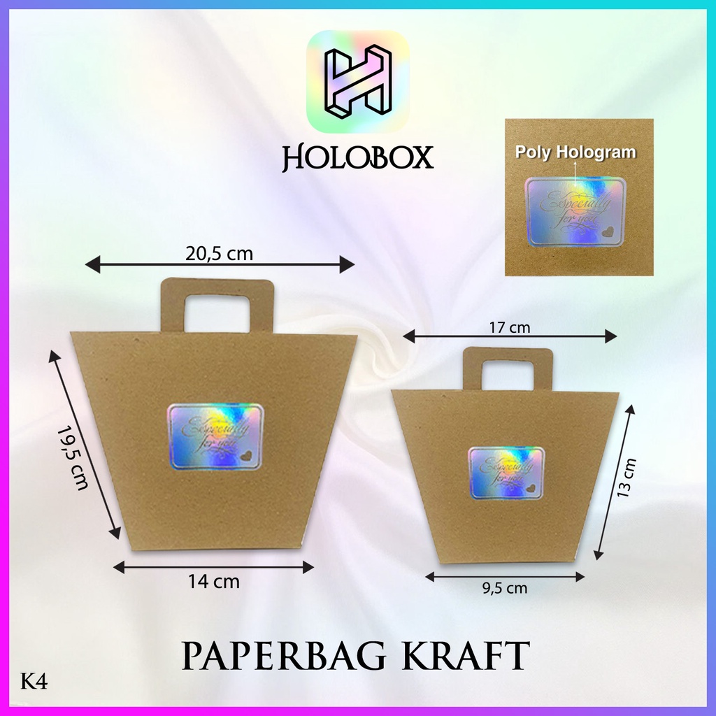 

Paperbag Kraft / Souvenir / Murah / Tas Kertas / Goodie Bag / Shopping / Bag / K4