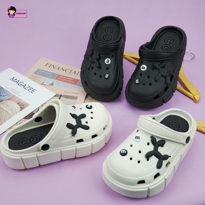 Minipetite SD2215 Sendal baim fuji viral cross wedges Sandal Clog Wanita Korean Import Spons Rubber Tebal Tinggi Karet Ringan Super Empuk Anti Slip Wedges
