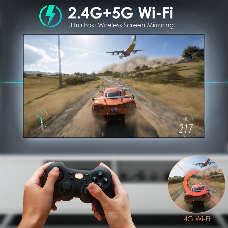 UNIC Y9 ANDROID VERSION (UNIC Y9W) - Smart Android Projector 1080P - 350 ANSI Lumens - Proyektor Android Terbaru dari UNIC