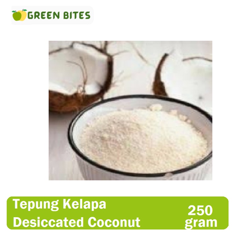

Tepung Kelapa Keto Halus - Dessicated Coconut Flour Low Fat Fine 250 g