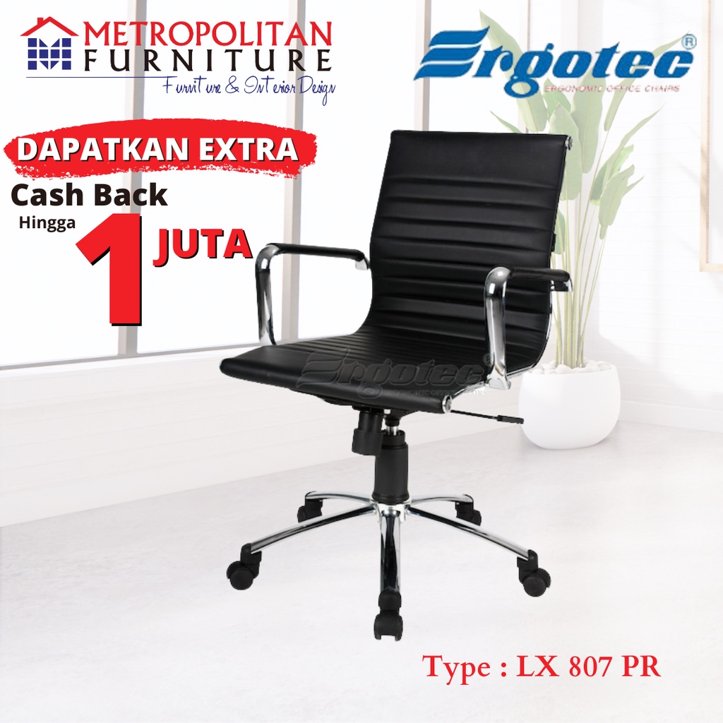 Kursi Kantor Ergotec Bangku Kerja Office Chair LX 807