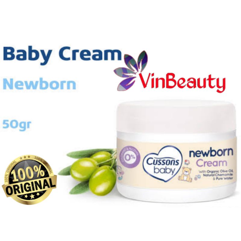 CUSSONS CREAM BABY NEWBORN 50 GRAM / CREAM BABY CUSSONS / KRIM LOTION BAYI