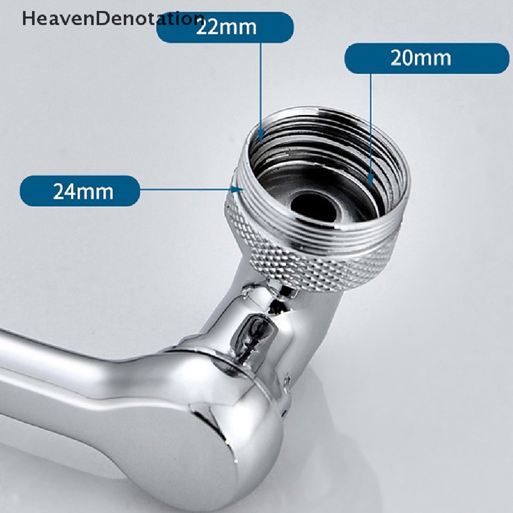 [Denotasi Surga] New Universal1080° Rotation Extender Faucet Aerator Saringan Cipratan Plastik Keran Wastafel Dapur Bubbler Nozzle Robotic Arm HDV