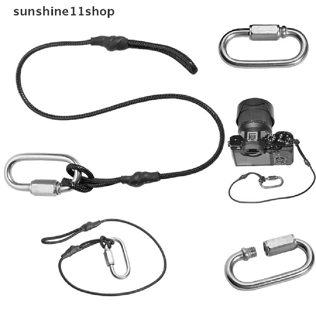 Sho Camera Tether Safety Strap Aksesoris Kamera Quick Sling Strap Tali Pengaman String Tether Untuk Membawa Kecepatan Camera Rapid Anti Hilang Tali N