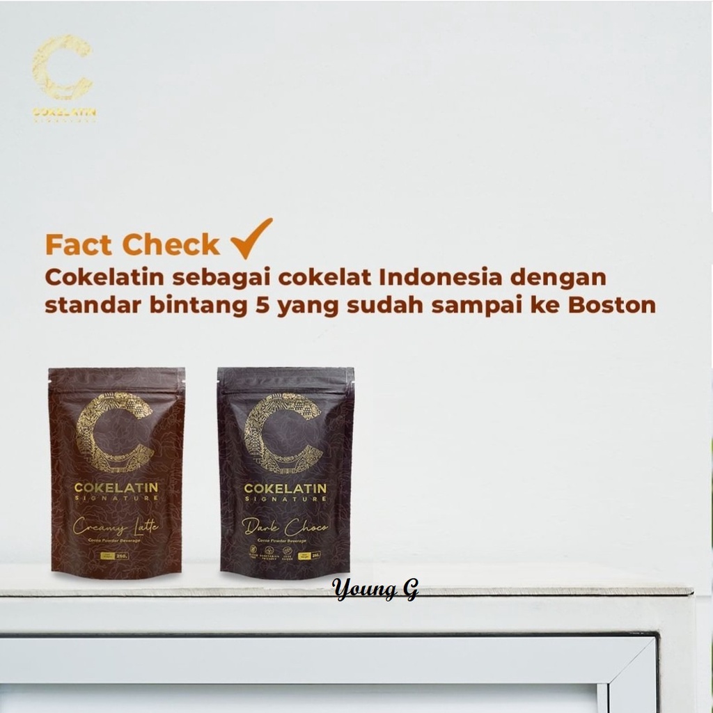 

✨NEW✨ -Cokelatin Signature Dark Choco & Creamy Latte 250gr - Halal - PIRT- 1.1.23