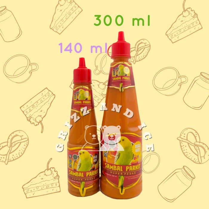 

Terlaris ✨ -Sambal Pedas Parkit / Sambel Pedes Parkit Original 300 ml (Halal)2.2.23