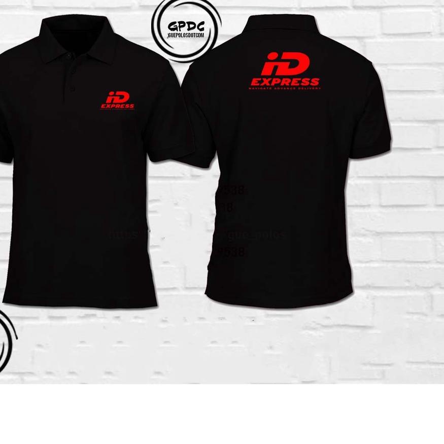 ♙ Poloshirt ID Express Eks Pengiriman - Polo Kurir ID Express - Kaos ID Express - Kaos Kerah ☎