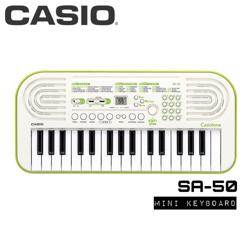 Piano Keyboard Casio SA-50/51/ Mini Keyboard Casiotone SA 50/51 Garansi 1 tahun