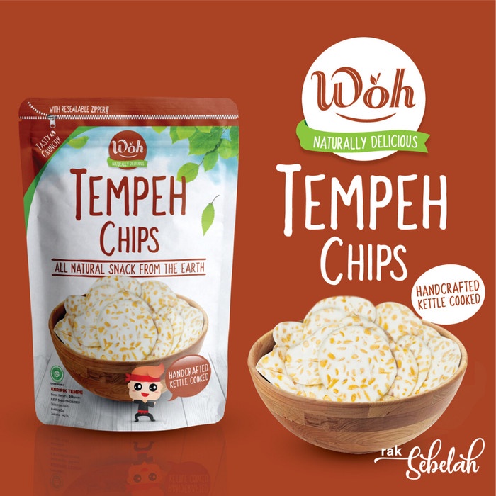 

Terlaris ✨ -Keripik Tempeh Chips Woh 100gr - Original2.2.23