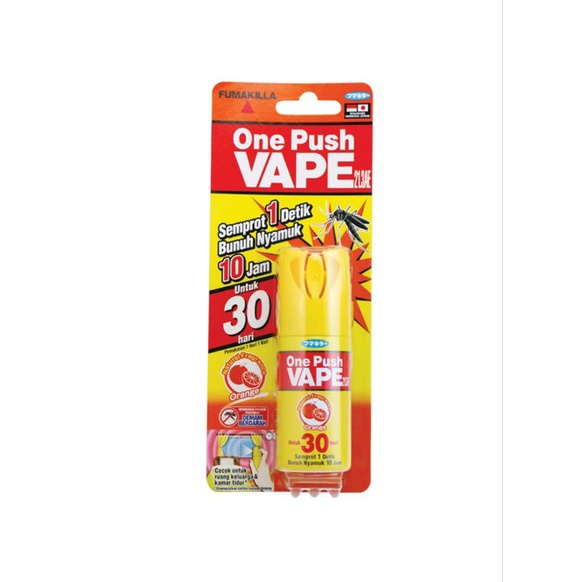 One Push Vape semprot nyamuk 30 hari Orange