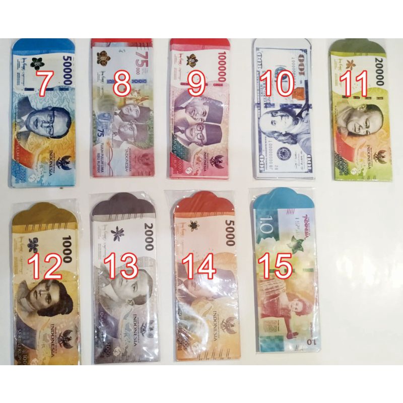 

Amplop Lebaran ukuran besar 1pack isi 10amplop