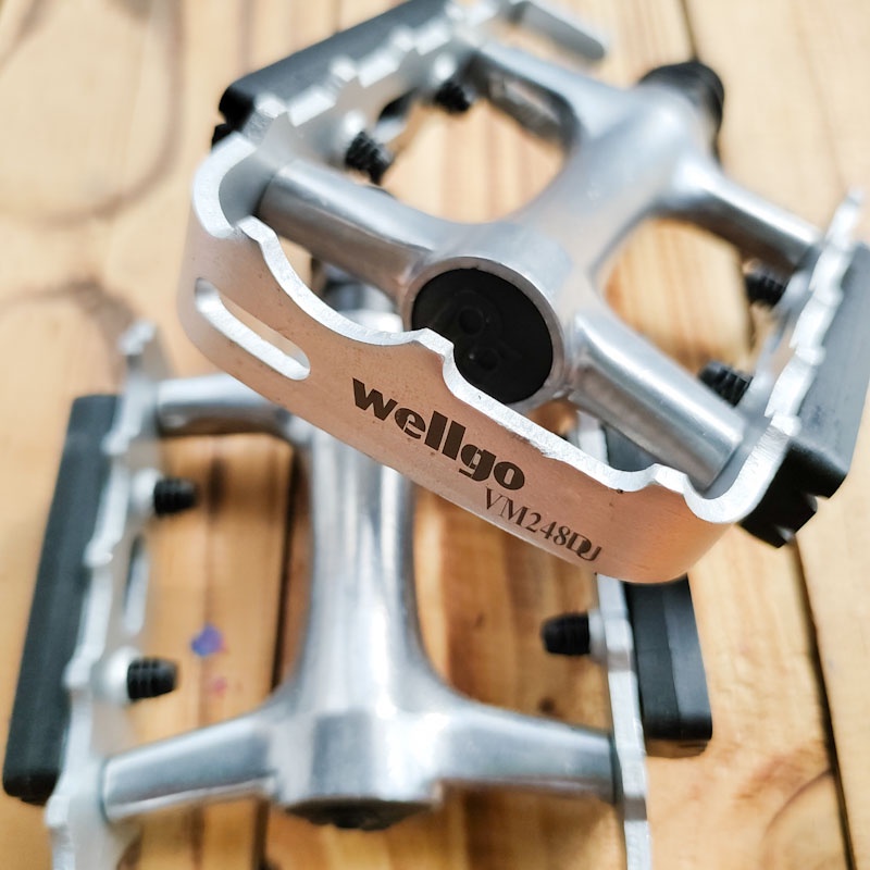 Pedal Bearing Sepeda Classic Vintage Wellgo M248 Alloy