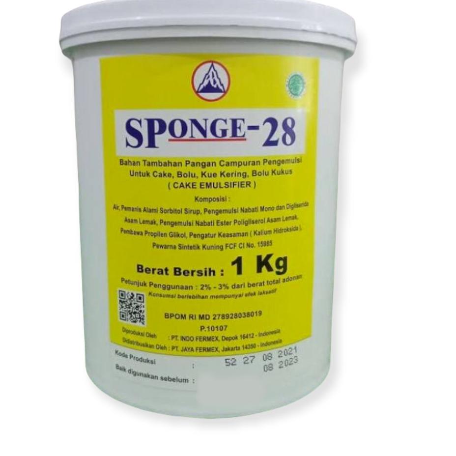 

☄ Sponge-28 SP Pengembang Kue 1Kg Cake Emulsifier ➱