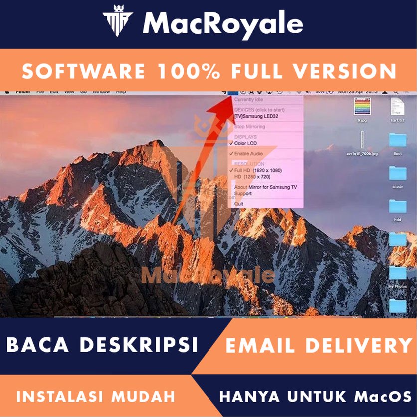 [MacOS] Mirror for Samsung TV Full Version Lifetime Full Garansi