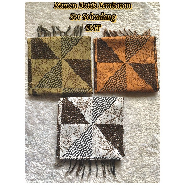 Kamen Lembaran Batik Set Selendang Premium #02