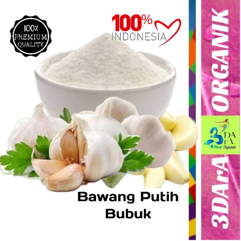 

Bawang Putih Bubuk 500gr - Garlic Powder Premium Murni Tanpa Campuran