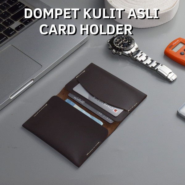 

dompet kartu kulit card holder handmade slim