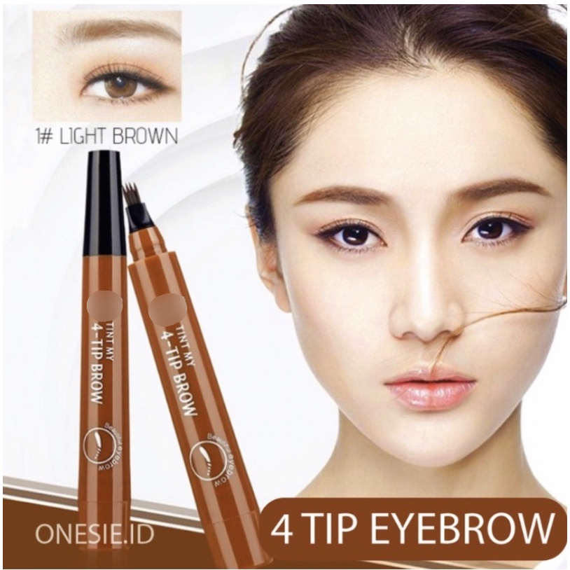 Eyebrow 4 Tip Pencil Tahan Air 5 Warna Pencil Alis SK001