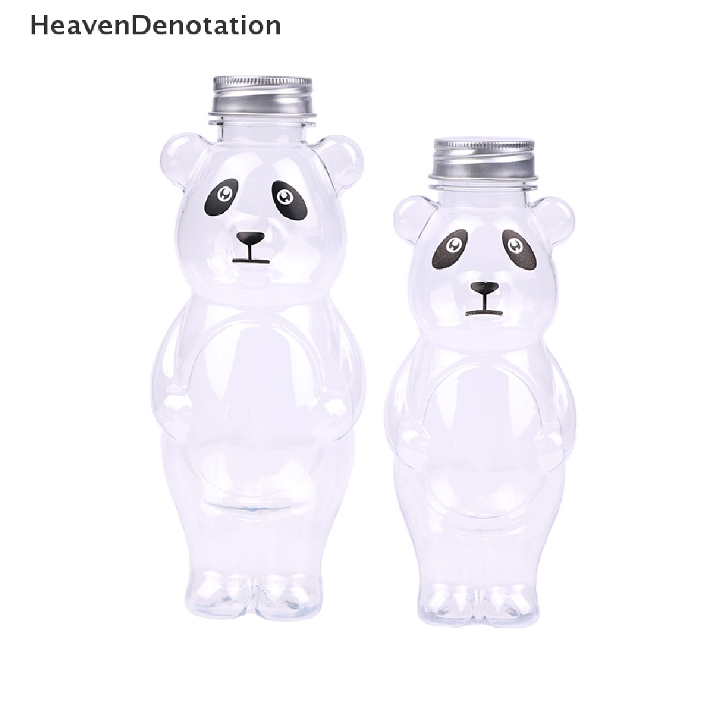 [HeavenDenotation] 1pc 350ml Botol Plastik Panda Tebal Transparan Botol Minuman Jus HDV