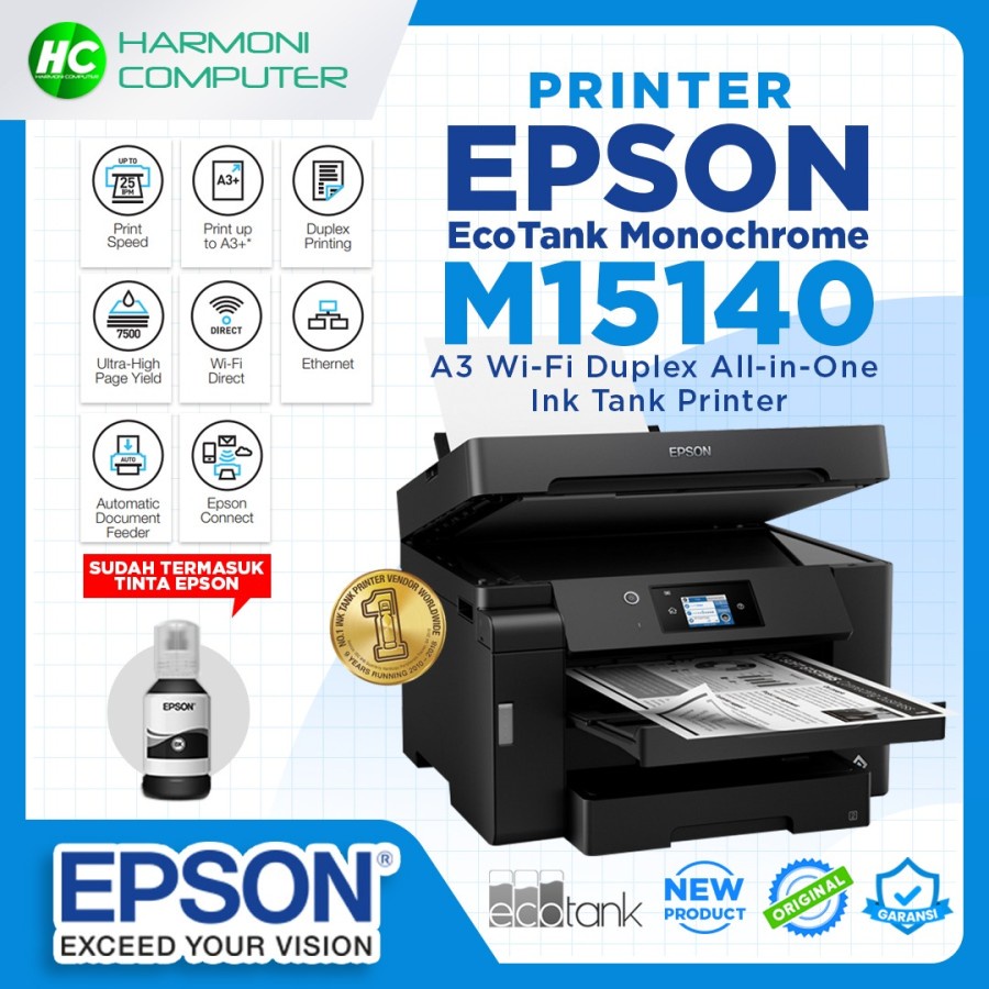 PRINTER EPSON M15140 / M 15140 A3 MONO A3 SPC WIFI DUPLEX