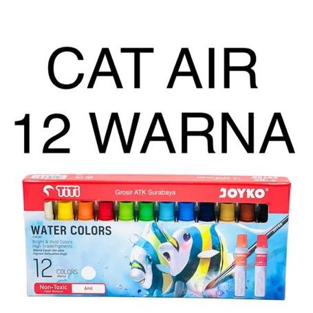 

M30 Water Color Colour / Cat Air Joyko TiTi 12 Warna 6 ML TREND ㅷ