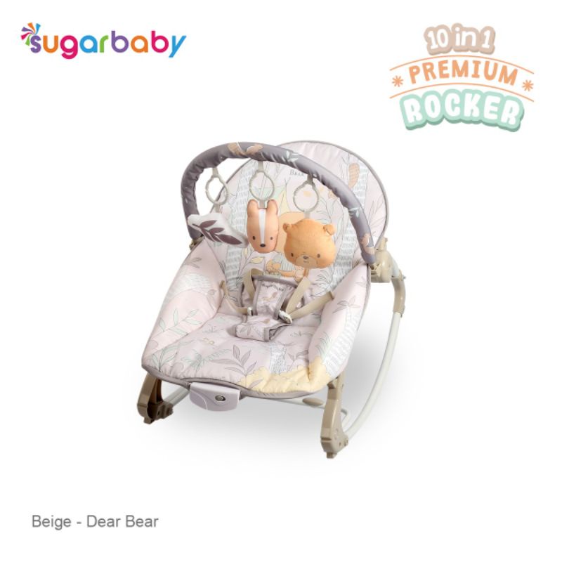 Sugar Baby Premium 10in1 Rocker / Bouncer premium TERBARU !!!