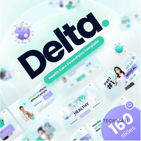 

NS Delta Corona Virus PowerPoint Template | Editable