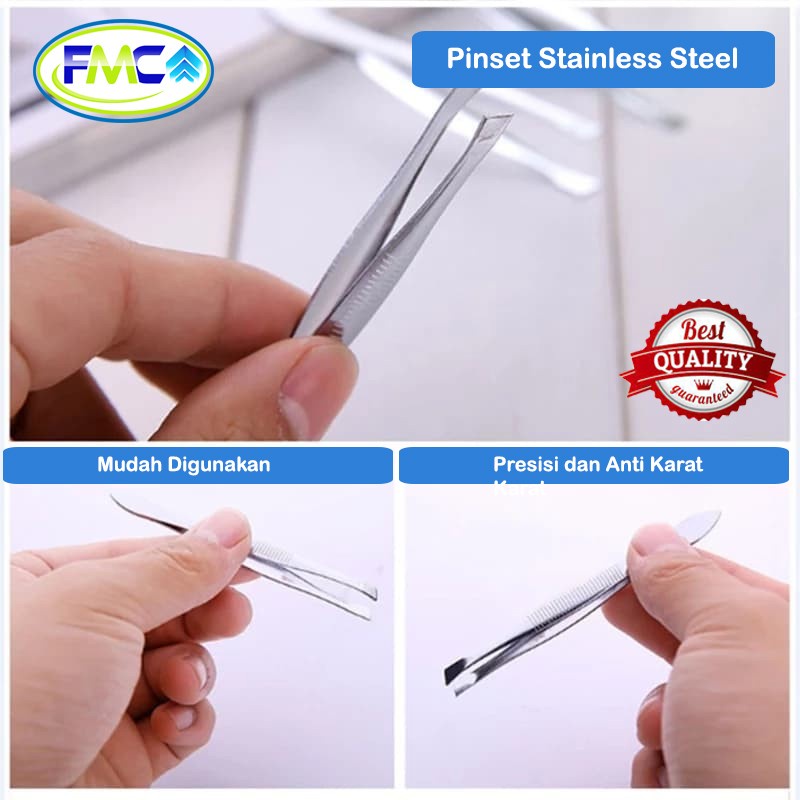 Pinset Alis Mata Cabut Ketiak Bulu Jenggot Rambut Uban Premium Stainless Steel Anti Karat Praktis Murah