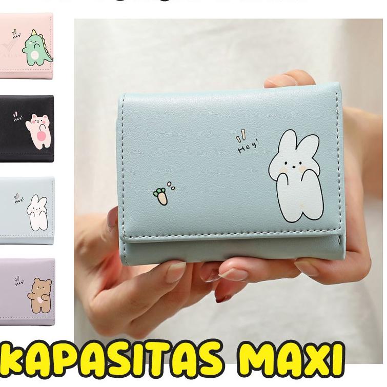 Star Dompet Wanita Anak Remaja Lucu Mini Lipat 3 Import Ala Korea murah