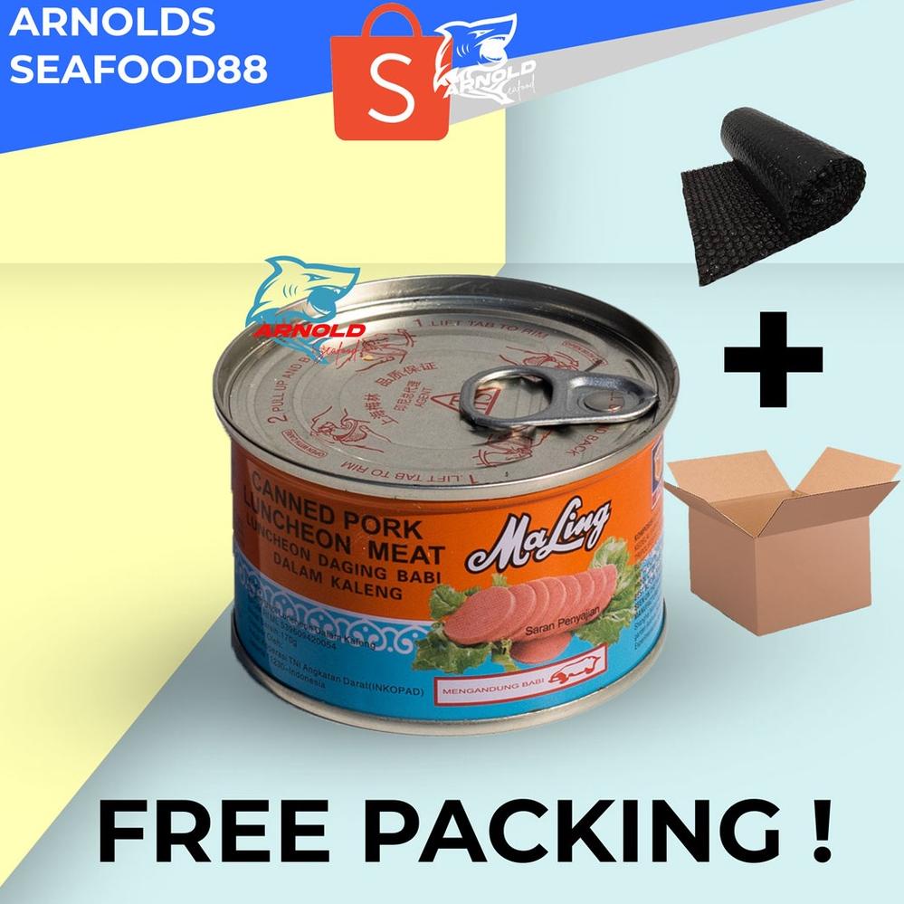

xnr33 Maling Canned Pork Daging Babi Maling Luncheon Meat 397g TTS Brand / Maling TTS 397g Hanya Di Sini