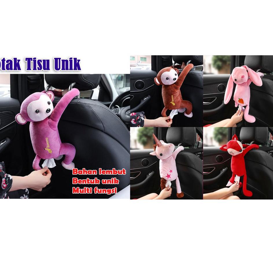 ✤ Kotak Tisu Mobil Ruang Tamu Rumah Dapur Kotak Tisu unik Tempat Tisu Kotak Tisu Monyet ✿