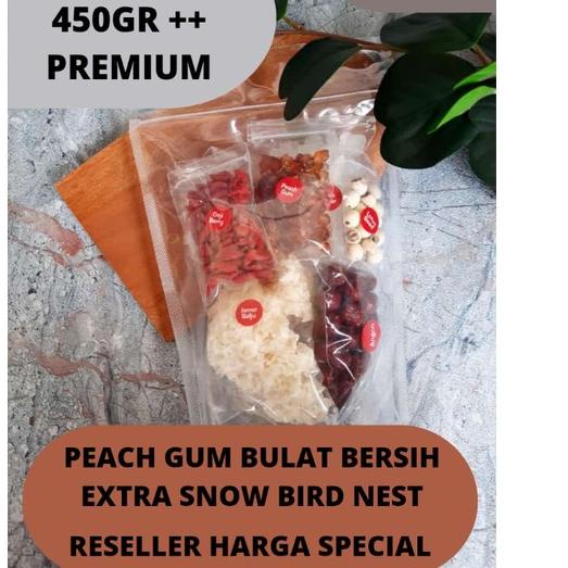 

◊ Paket Peach Gum Dessert 450gr TERMURAH!! Bahan PREMIUM 11 Varian ✲