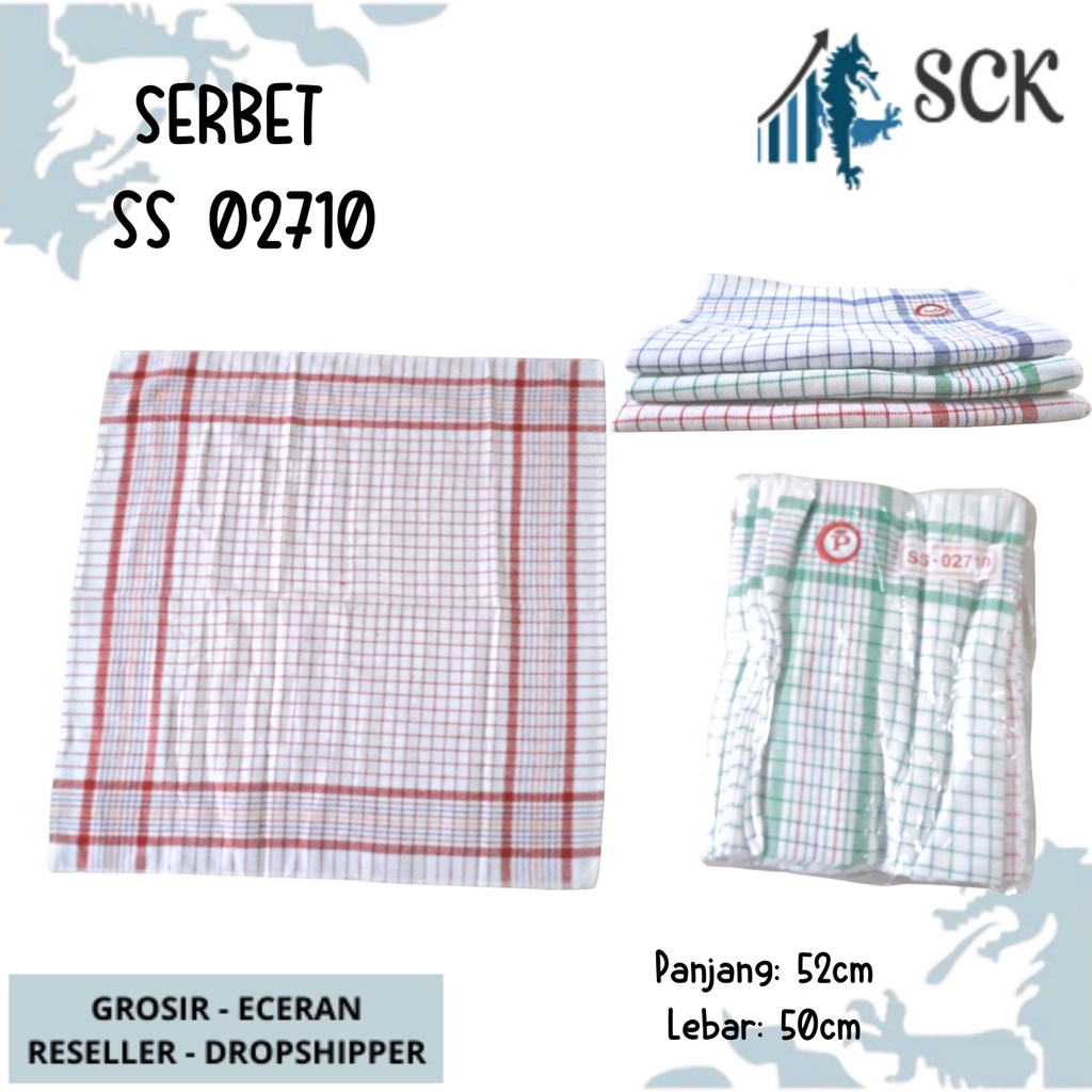 [ISI 3] SERBET Dapur SS02710 / KAIN LAP DAPUR / SERBET / LAP Dapur Kain Serbet 02710