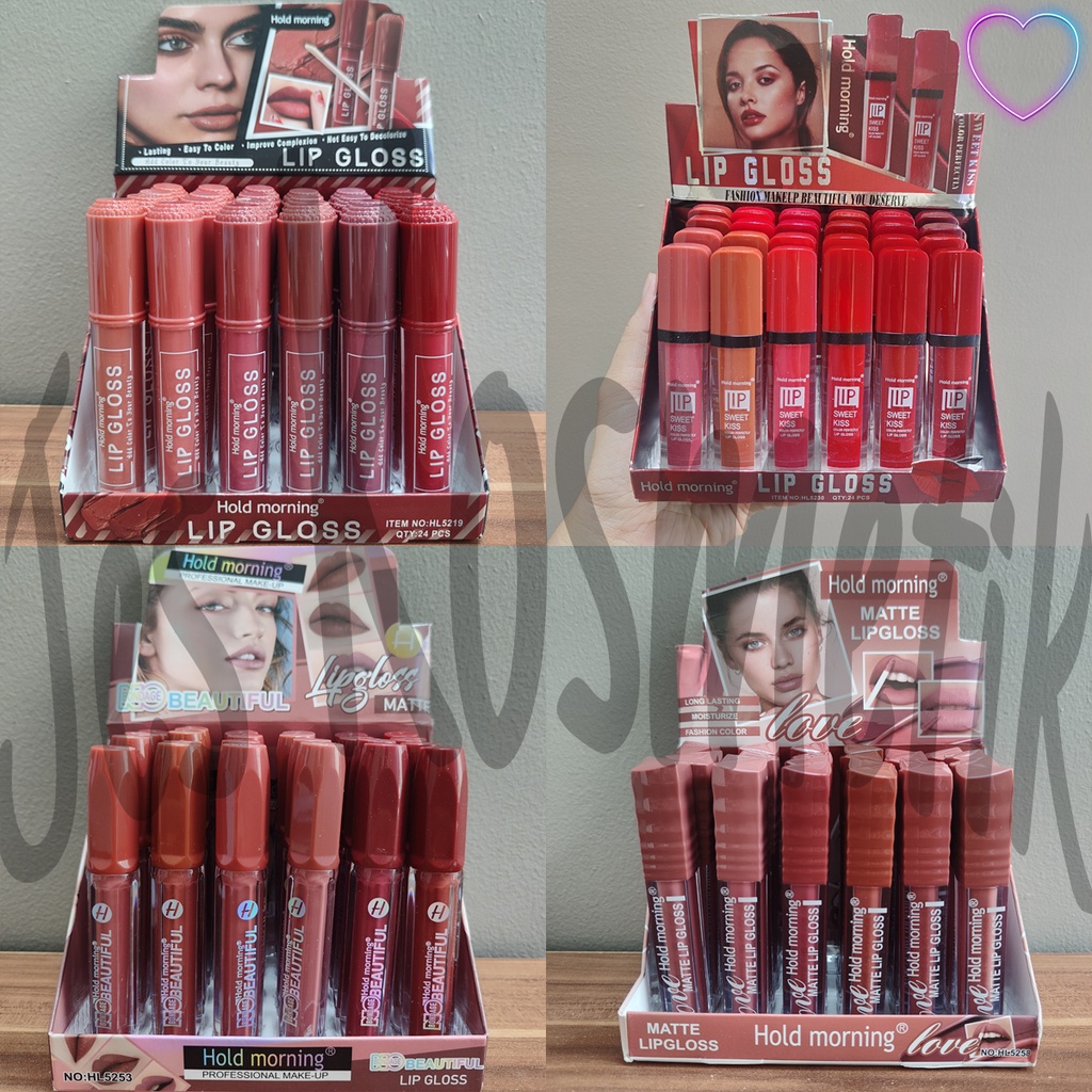 [LUSINAN] Hold Morning Lipgloss Lipcream / Grosir Kosmetik