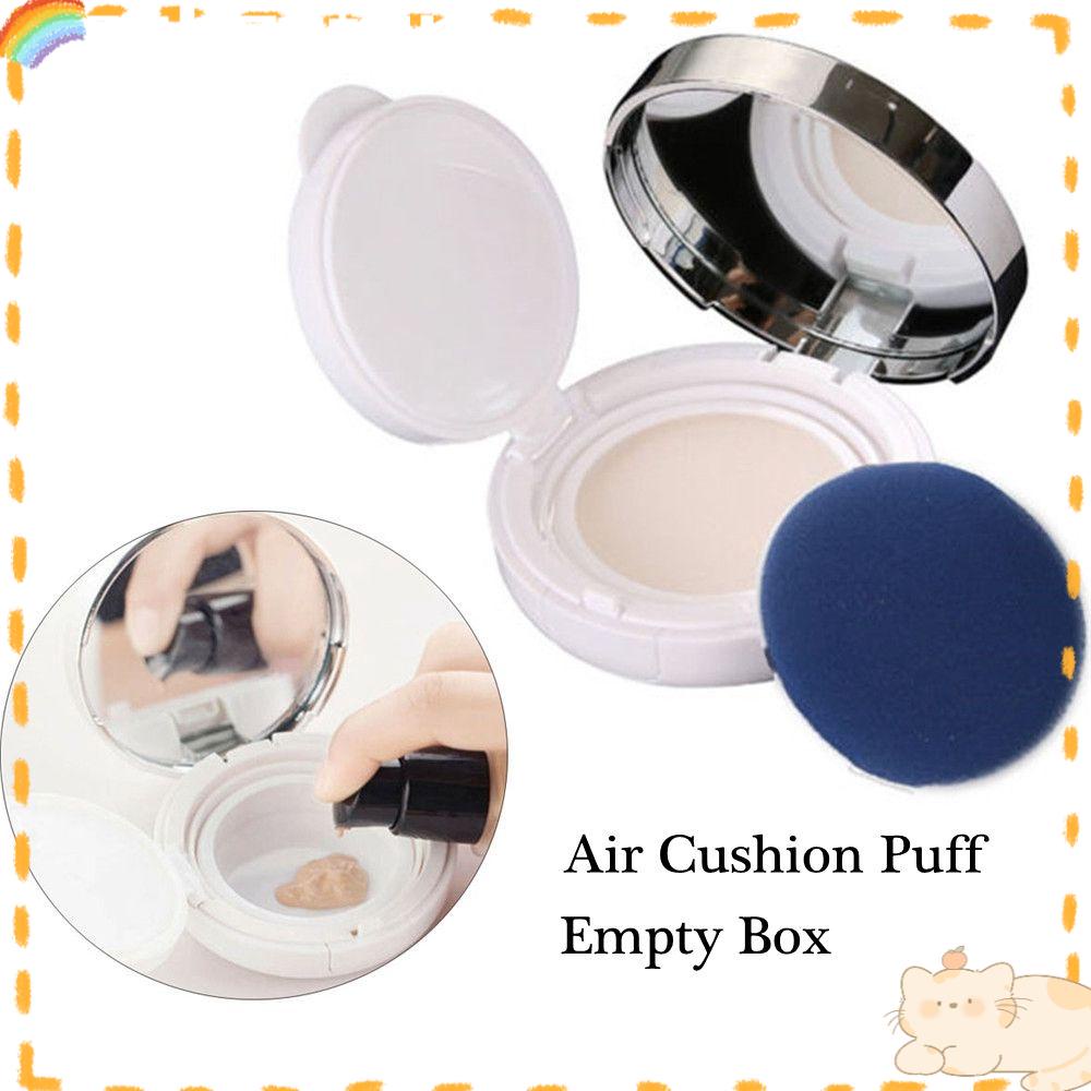 Solighter Air Cushion Mirror Case Wanita Kecantikan DIY Alat Makeup Wadah BB Cream