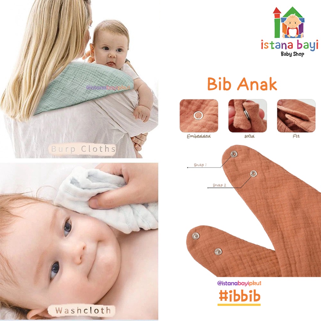 Carterlove Bib Anak - Slaber Bayi / Celemek Bayi