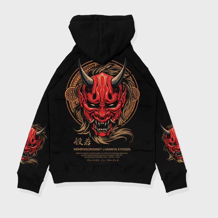 HARGA TERMURAH PULLOVER HOODIE HANNYA KYOGEN V2
