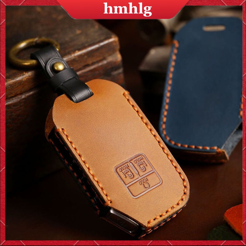 [Tersedia] Kulit Mewah Handmade Smart Remote Case Kunci Mobil Cover Shell Untuk KIA 2022kalmari Pelindung Kunci Holder Fob Aksesoris