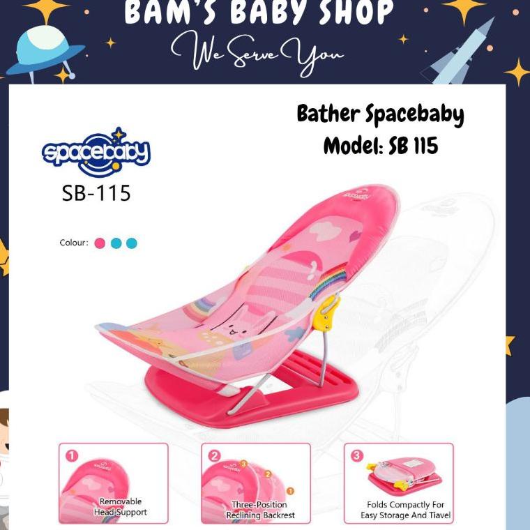 RECOMENDED [FREE BUBBLEWRAP] BAMS TERMURAH BATHER SPACE BABY SB 115 PLIKO DEE BABY / TEMPAT MANDI BA
