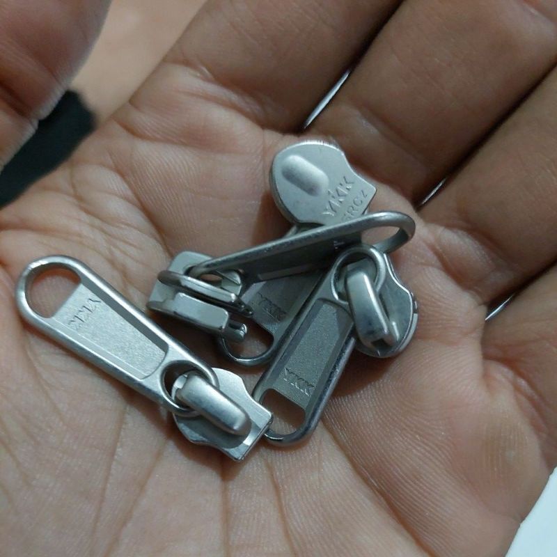 kepala sleting resleting ykk no 5 coil terbalik