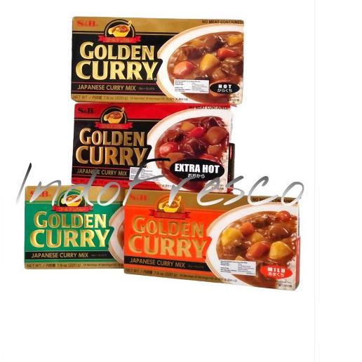 

♚ SnB Golden Curry Sauce Mix- Bumbu Saus Kari 220g - Hot ۞