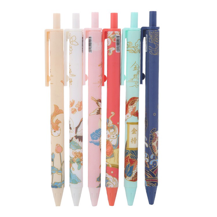 6pcs Pena Pulpen Pen Set Cetek Cetekan Tema Hoki OSM-ST0341