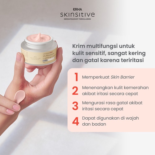 ERHA Skinsitive DF Ultracalm PRO Multipurpose Calming Cream 28gr - Krim Wajah