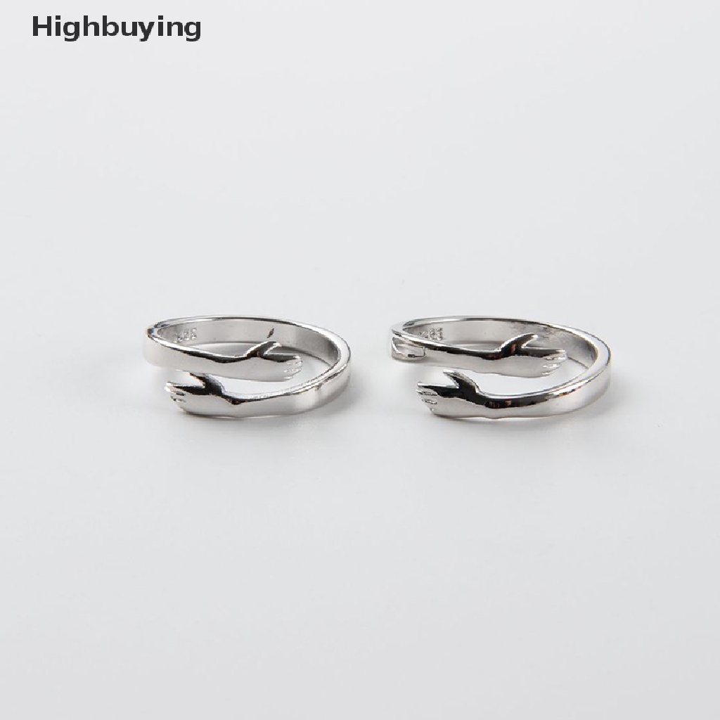 Hbid Cinta Peluk Adjustable Ring Cincin Fashion Lady Open Ring Perhiasan Hadiah Untuk Pecinta Glory