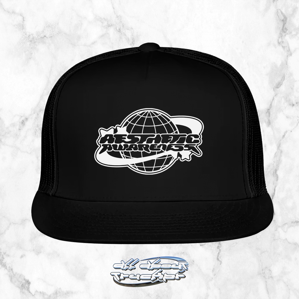 Aesthetic Awareness | Flat Trucker Hat | All About Trucker