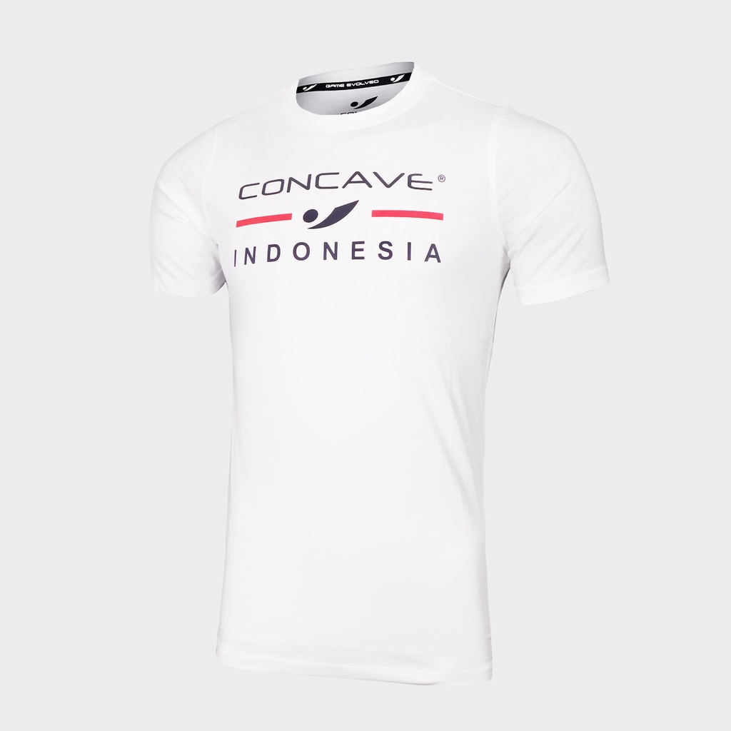 T-shirt Concave - Concave Strip - White / Black / Red