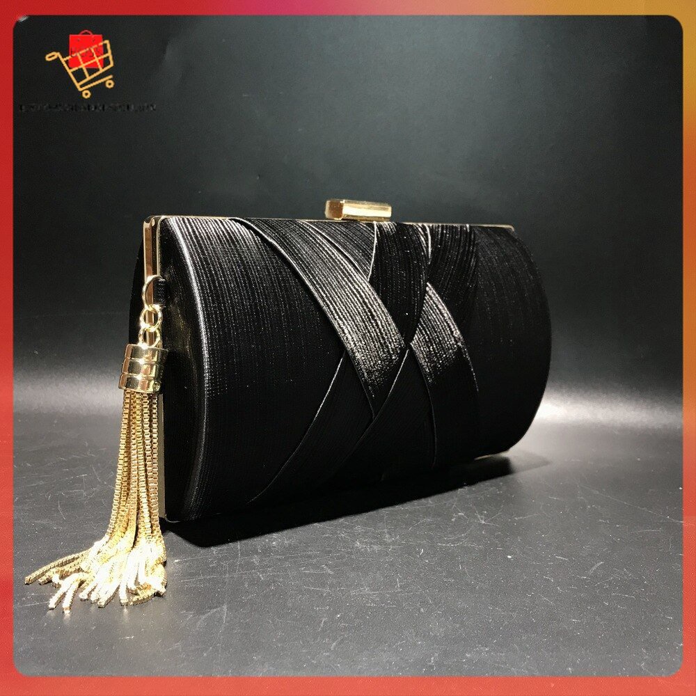 Fashion Wanita Malam Tas Rumbai Wanita Kopling Dompet Rantai Bahu Pesta Pernikahan Tas Tangan Tas